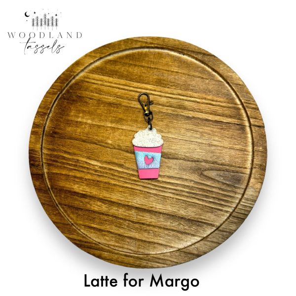 Product Image for  Latte Genuine Leather Purse Charms