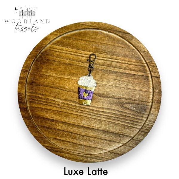 Product Image for  Latte Genuine Leather Purse Charms