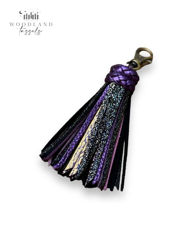 Product Image for  Black Magic Leather Tassel