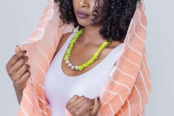 Product Image for  Peach cotton scarf