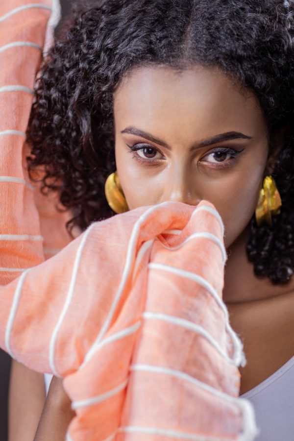 Product Image for  Peach cotton scarf