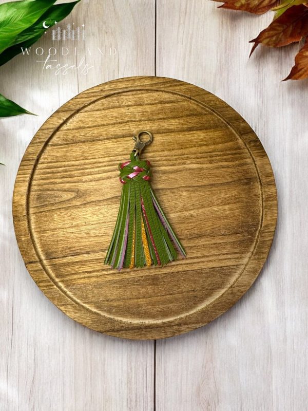 Product Image for  Cactus Dew Leather Tassel