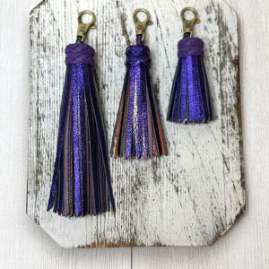 Product Image for  Amethyst Leather Tassel