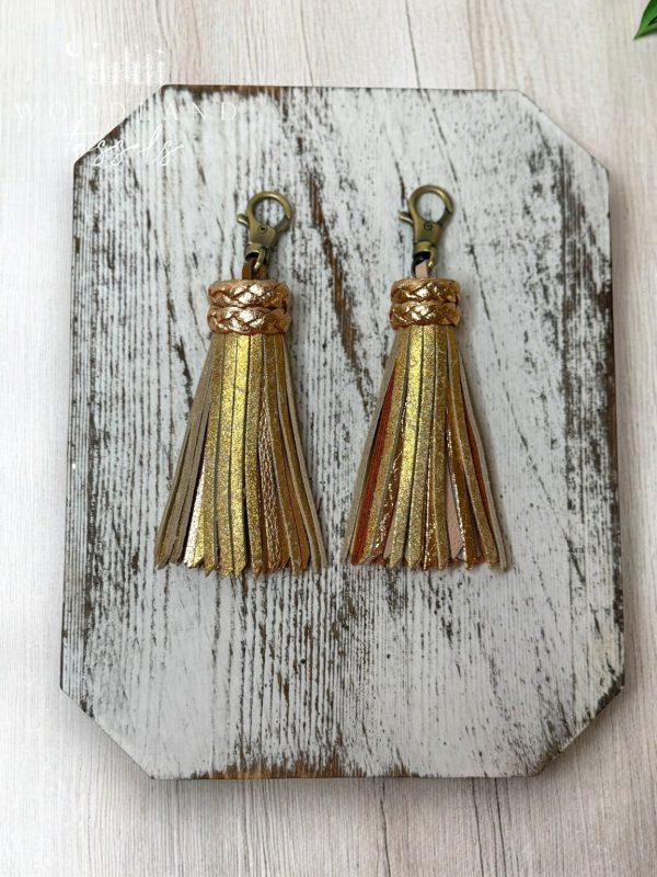 Product Image for  Heriloom Gold Leather Tassel
