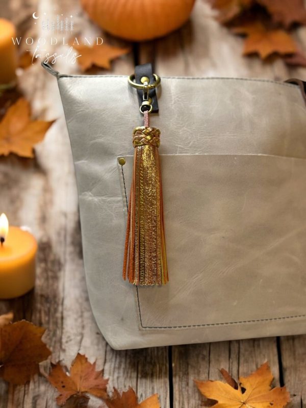 Product Image for  Black Hills Gold Luxe Leather Tassel