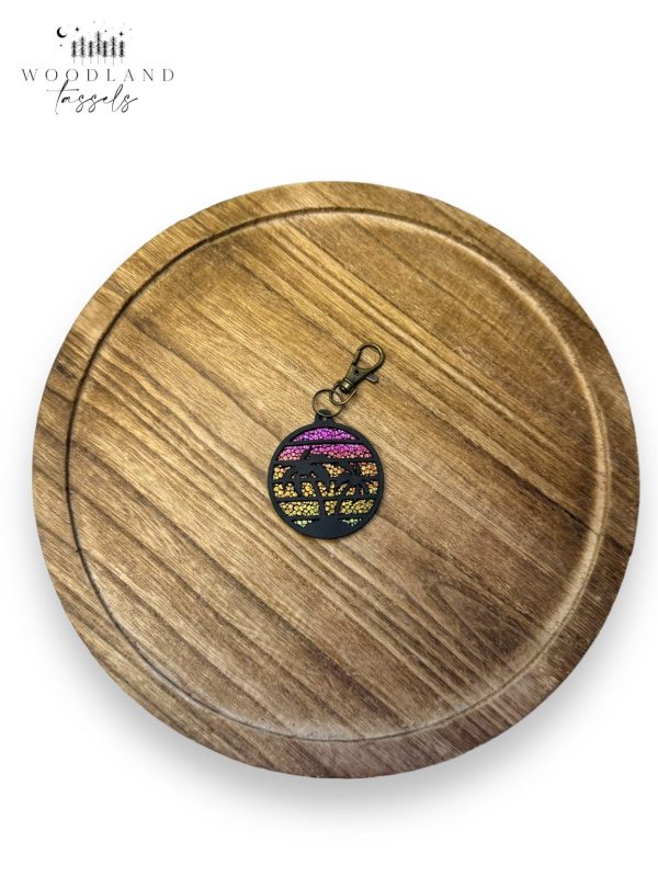 Product Image for  Palm Tree Leather Purse Charm