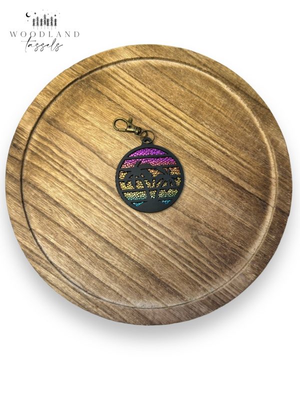 Product Image for  Palm Tree Leather Purse Charm