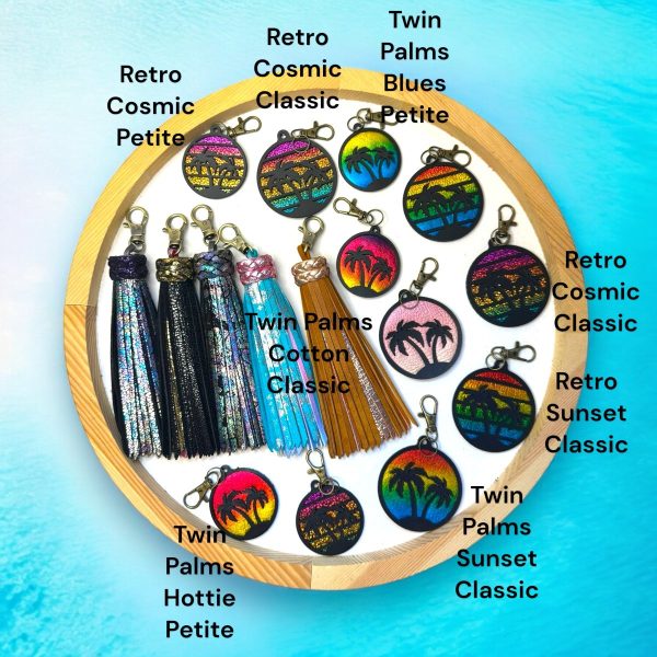 Product Image for  Palm Tree Leather Purse Charm