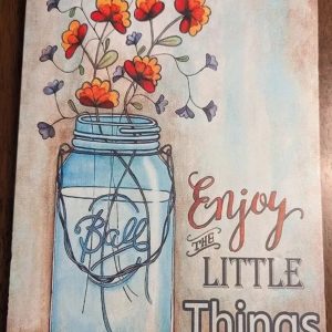 Product Image for  Enjoy the Little Things Metal Garden Sign